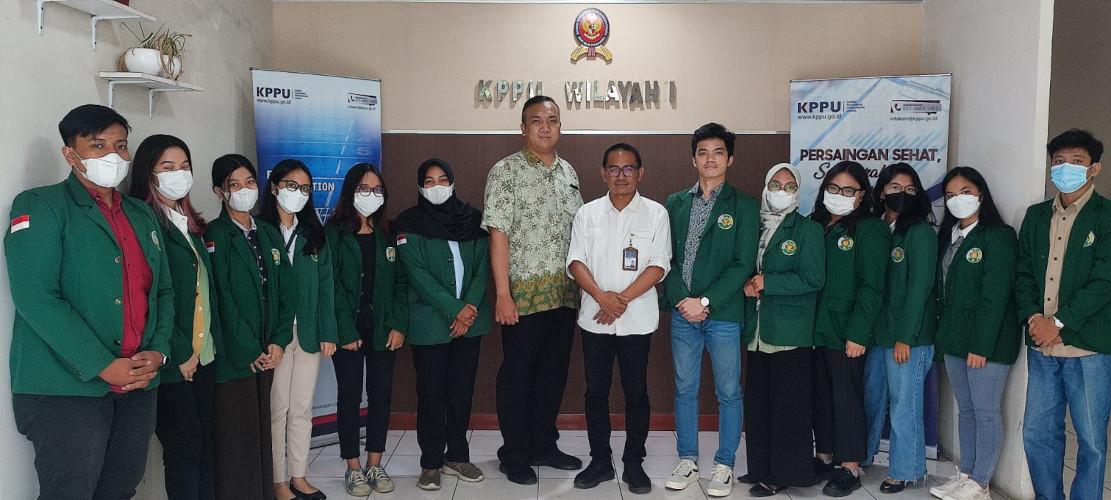 Study Visit Business Law Society FH USU di Kanwil I KPPU